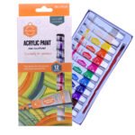 Acrylic Paint 12 Colors Set 12ml 1