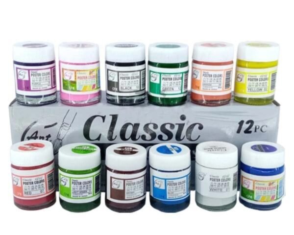 Classic Poster Color Set of 12 1