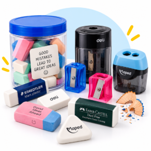 Erasers & Sharpeners